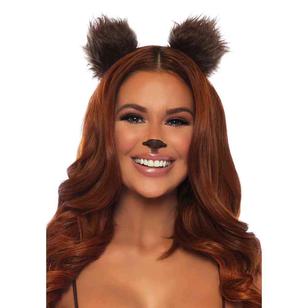 Leg Avenue - Bear Oren haarband - Bruin